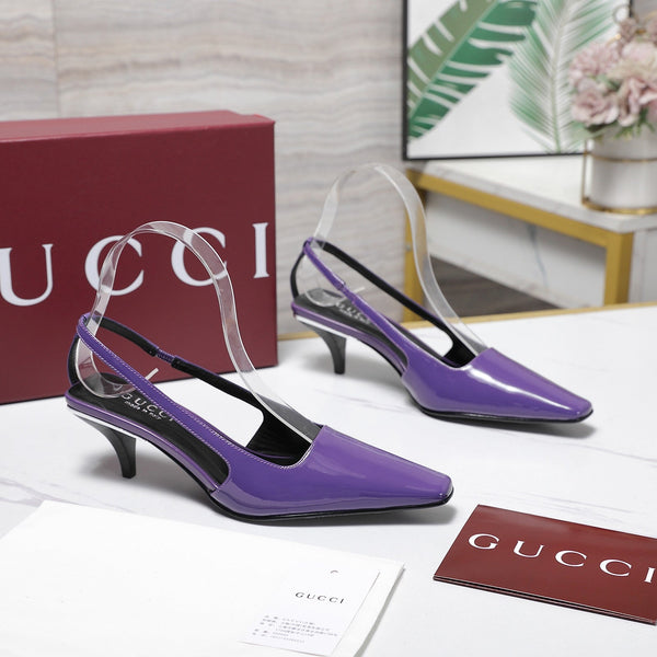 GG Cruise 2026 Slingback 55mm Peau de Mouton Violet 601091
