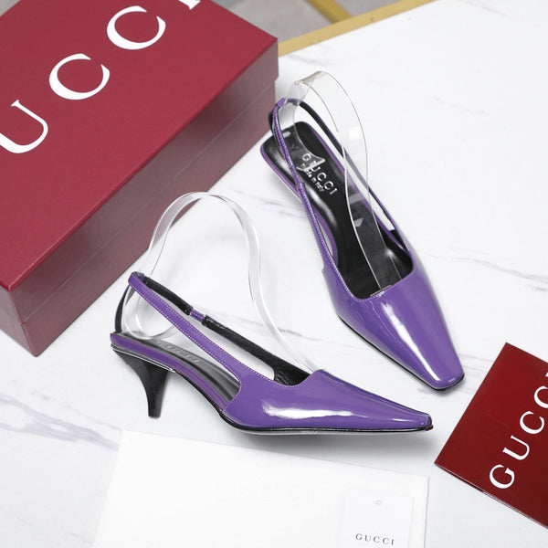 GG Cruise 2026 Slingback 55mm Peau de Mouton Violet 601091