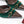 GG 26s Savoy Pumps Brown Green Lambskin Velvet 961242