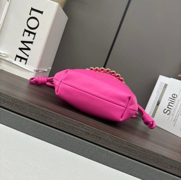Loewe Flamenco Purse 23 Pink Lambskin Ghw
