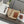 Loewe Pochette Slit en raphia beige et veau marron