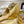 HIGH SANDAL SQUARE HEEL 12 CM IN GOLD CALFSKIN