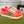 SNEAKER IN ROSE RED MIX COLORFUL CALFSKIN