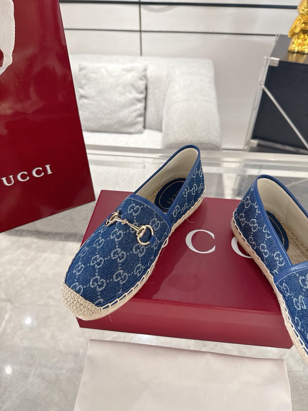GC 2025 Espadrille With Horsebit Blue Canvas 292463