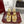 GC 2025 Double G High Heel Sandals Gold Sheepskin 292472