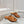 Loew Petal Buckle Sandals Tan Brown Leather 881323