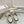 Loew Petal Buckle Slide Light Grey Leather 881317