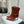 VERNEUIL ANKLE BOOT WITH TRIOMPHE IN RED BROWN CALFSKIN