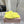 Miu Slippers Lemon Yellow Wool Fabric