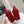 HIGH MARY JANE SHOES IN GARNET RED PATENT CALFSKIN