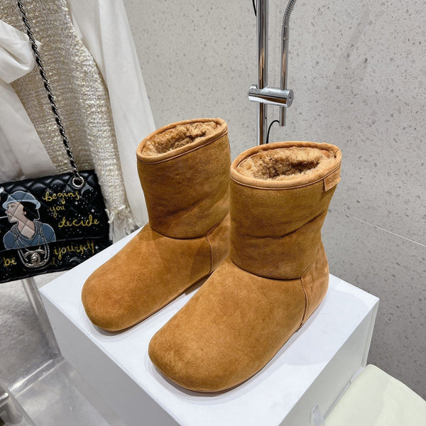 Loewe Lago Boots Marrone Scamosciato 435626