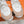 HM Lift Slip-On Sneaker White Red Brown Fabric Suede 608250