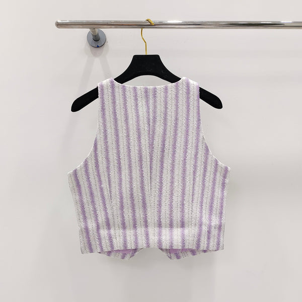 CC Gilet Rinfrescante Viola Bianco Poliestere 215765