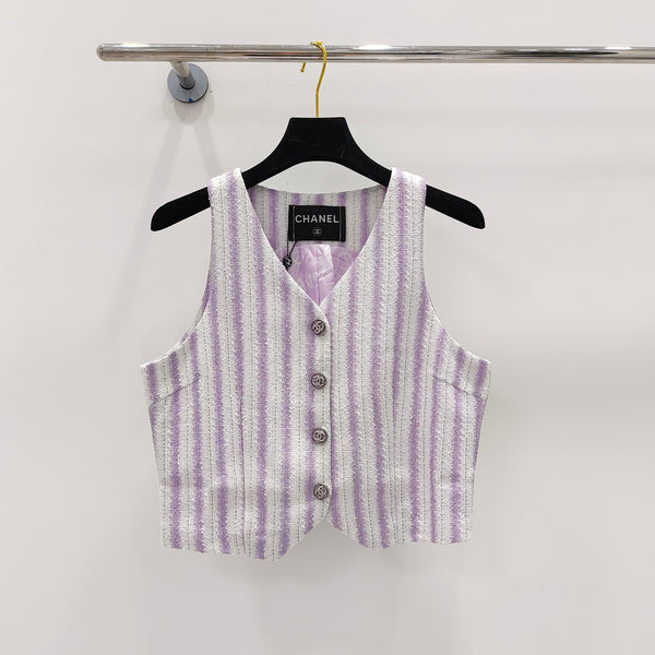 CC Gilet Rinfrescante Viola Bianco Poliestere 215765