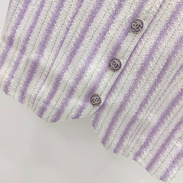 CC Gilet Rinfrescante Viola Bianco Poliestere 215765