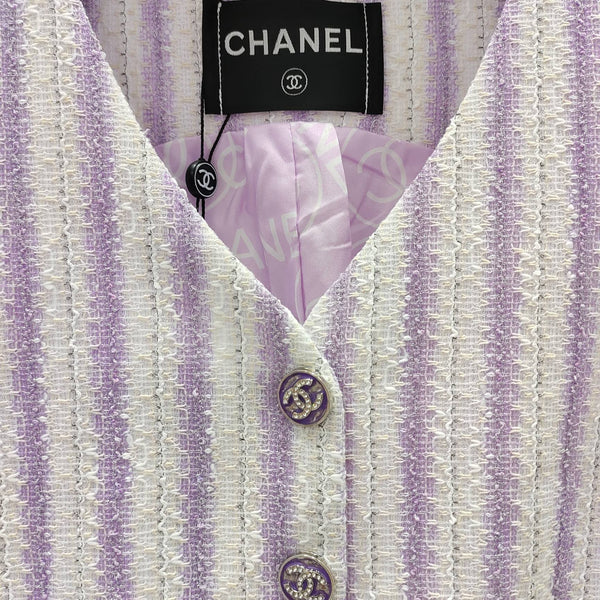 CC Gilet Rinfrescante Viola Bianco Poliestere 215765