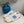 Baskets décontractées VT 25S Blanc Bleu Cuir de vachette Daim 563097