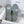 CC Moccasins 25mm In Grey Lambskin 144651