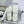 Baskets plateforme CC, cuir blanc et caoutchouc 696670