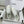 Baskets montantes CC en coton blanc et caoutchouc 696672