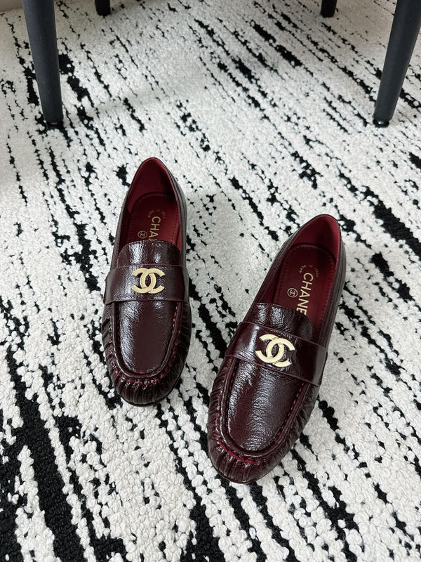 CC 26A Métiers d’art 2026 Loafer Burgundy Glossy Sheepskin 900704