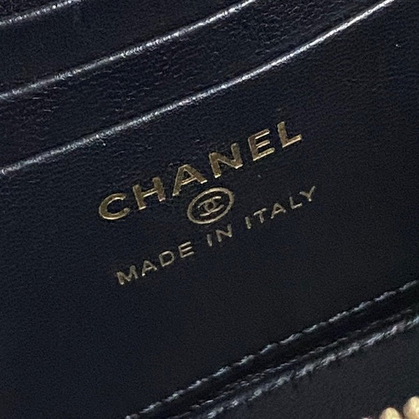 CC 24B Mallette de beauté 17cm Cuir de veau noir 286208
