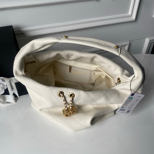 Chanel 2025 Bag 45cm White Calfskin 318232