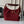 Chanel 2025 Hobo Bag 31cm Red Suede With Gold Hardware 320285