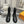 Stivali LV Citizen Flat Ranger in pelle bovina monogrammata nera