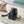 SUNSET VIBE 27 IN BLACK LAMBSKIN AND MONOGRAM CANVAS SILVER BUCKLE