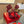 RC Sandals Red Original Velvet Sheepskin 341989