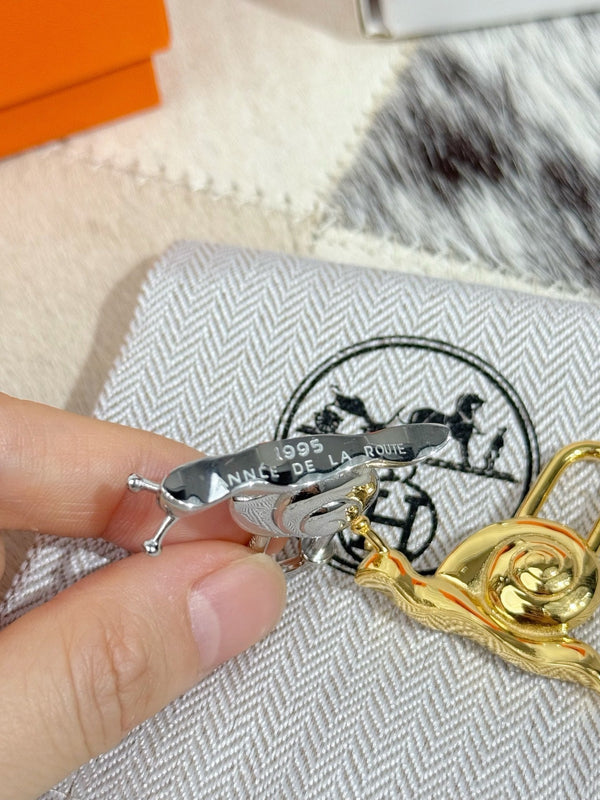 HM Snail Lock Bag Charm