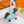HM Rodeo Robeo Heart PM Charm Black mix Sky Blue Lambskin