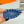 HM Horse Head Charm Blue Calfskin