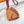 HM Horse Head Charm Brown Burgundy Calfskin