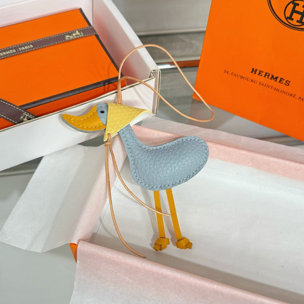 Charm Canard HM Cuir de vachette