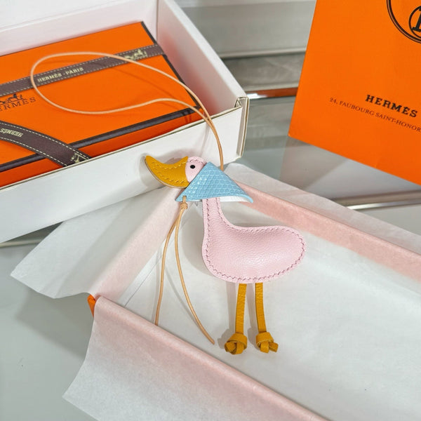 Charm Canard HM Cuir de vachette