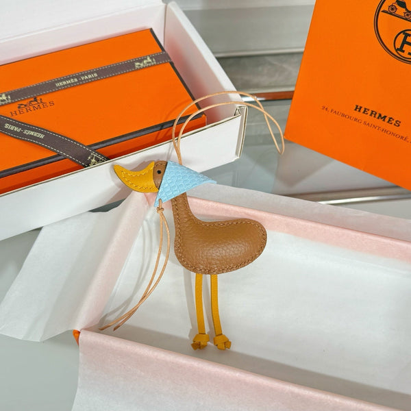 Charm Canard HM Cuir de vachette