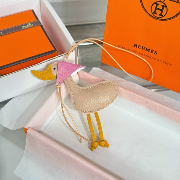 Charm Canard HM Cuir de vachette