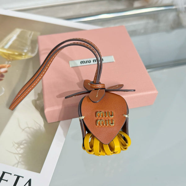 Miu Miu Trick Calfskin Bag Charm