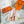HM Rodeo Pegase PM Charm Red Orange Cream Lambskin