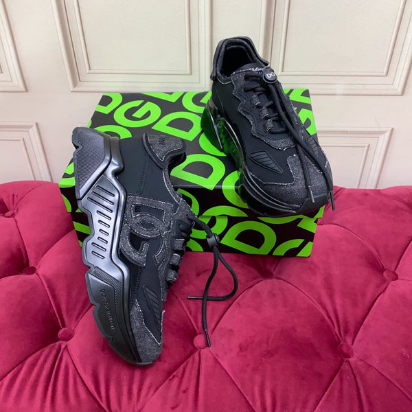 DC 24 Daymaster Sneakers Black Cowhide & Demin 167334