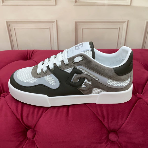 DC 25 Strobel Portofino Light Sneakers Black Brown Mesh & Sheepskin 271119
