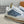 LV TRAINERS IN WHITE CALFSKIN AND SAPPHIRE BLUE JACQUARD