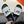 HM Oran H Noir Buckle Slippers in White  Cowhide 735256