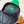 Borsa a tracolla LV Mini Avenue PM 12 cm in tela Monogram Eclipse verde bambù nera
