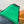 Borsa a tracolla LV Mini Avenue PM 12 cm in tela Monogram Eclipse verde bambù nera