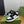 GG Men's Sneaker Black White Cowhide 527701