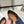 LP hollow knit ballet flats dark blue fabric 379029