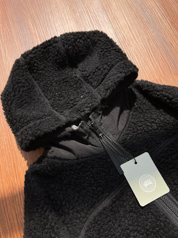 C. Goose Hoodie Black Lambswool 0010